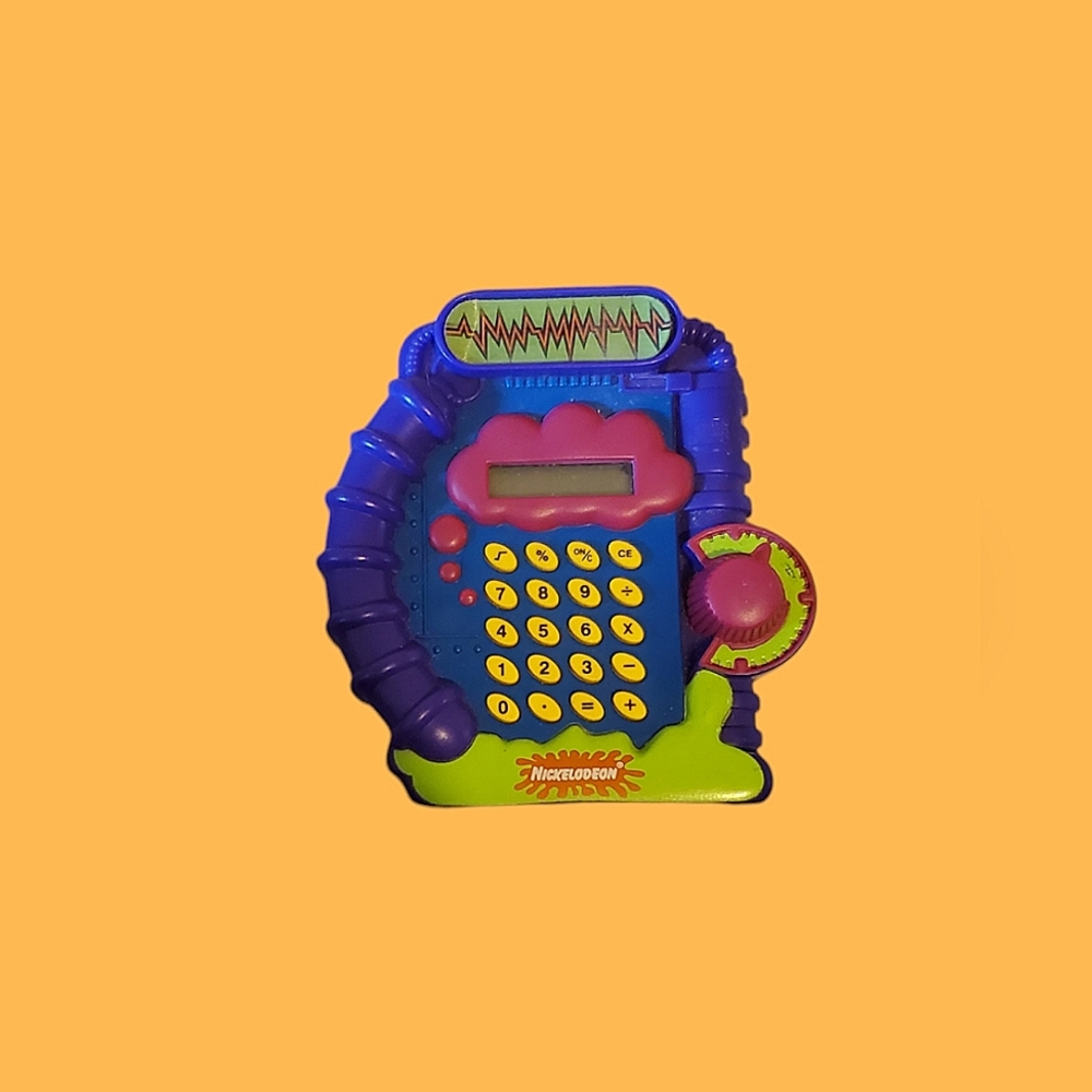Vintage Nickelodeon calculator from Burger King